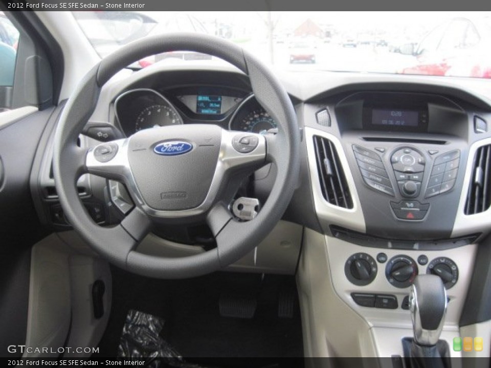 Stone Interior Dashboard for the 2012 Ford Focus SE SFE Sedan #63065287