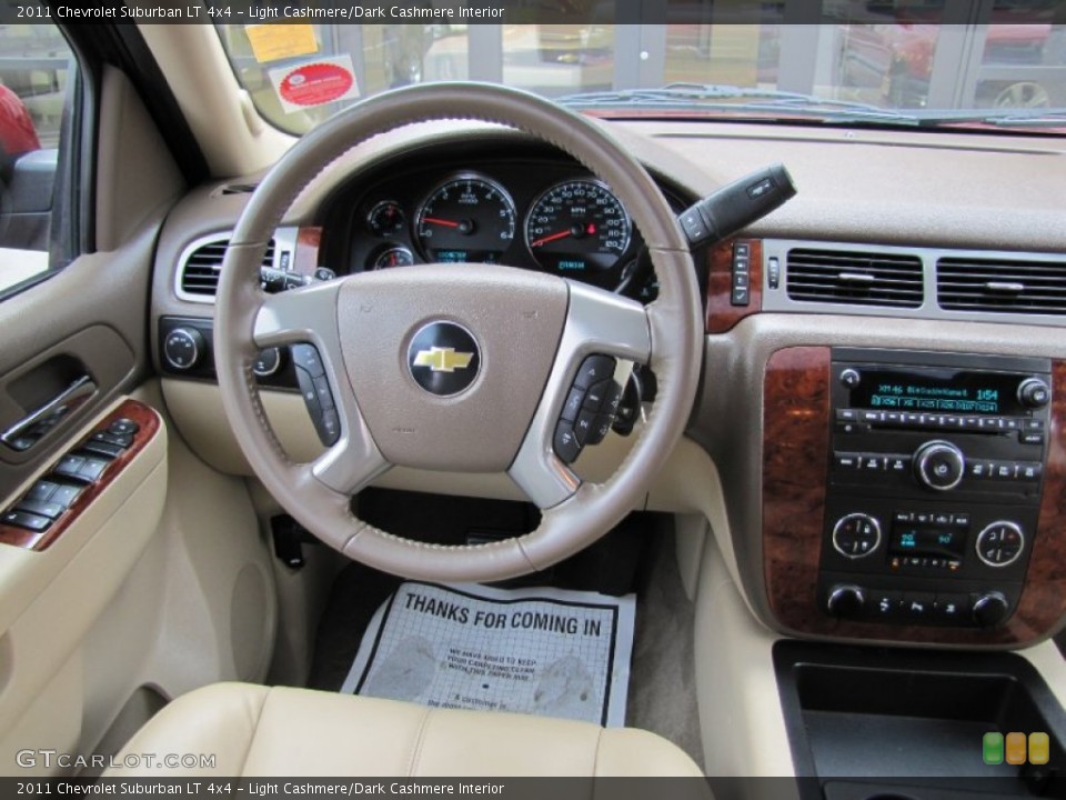 Light Cashmere/Dark Cashmere Interior Dashboard for the 2011 Chevrolet Suburban LT 4x4 #63065942