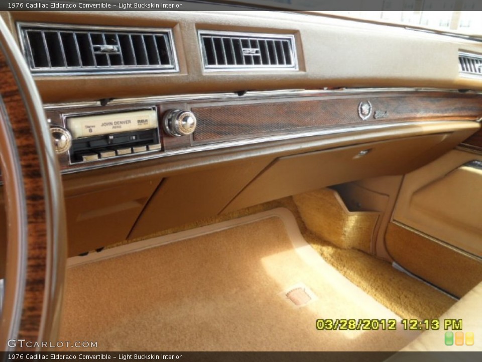 Light Buckskin Interior Dashboard for the 1976 Cadillac Eldorado Convertible #63066141