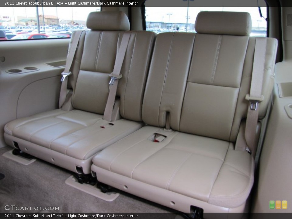Light Cashmere/Dark Cashmere Interior Rear Seat for the 2011 Chevrolet Suburban LT 4x4 #63066154