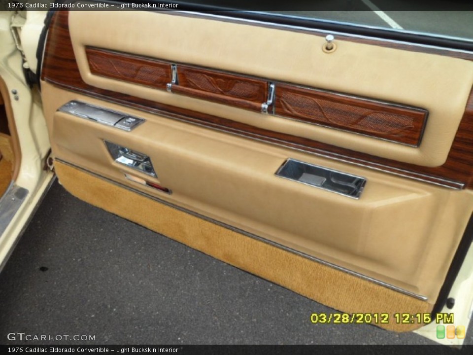 Light Buckskin Interior Door Panel for the 1976 Cadillac Eldorado Convertible #63066175