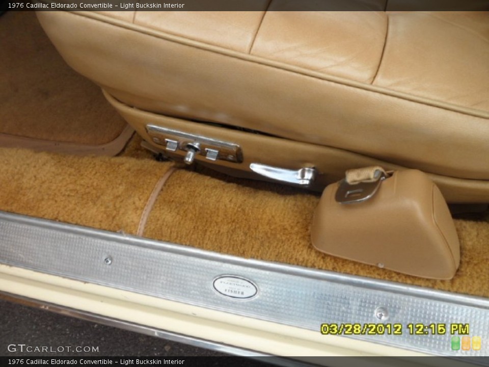 Light Buckskin Interior Controls for the 1976 Cadillac Eldorado Convertible #63066190