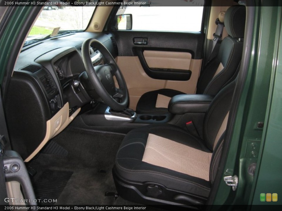 Ebony Black/Light Cashmere Beige Interior Photo for the 2006 Hummer H3  #63066628