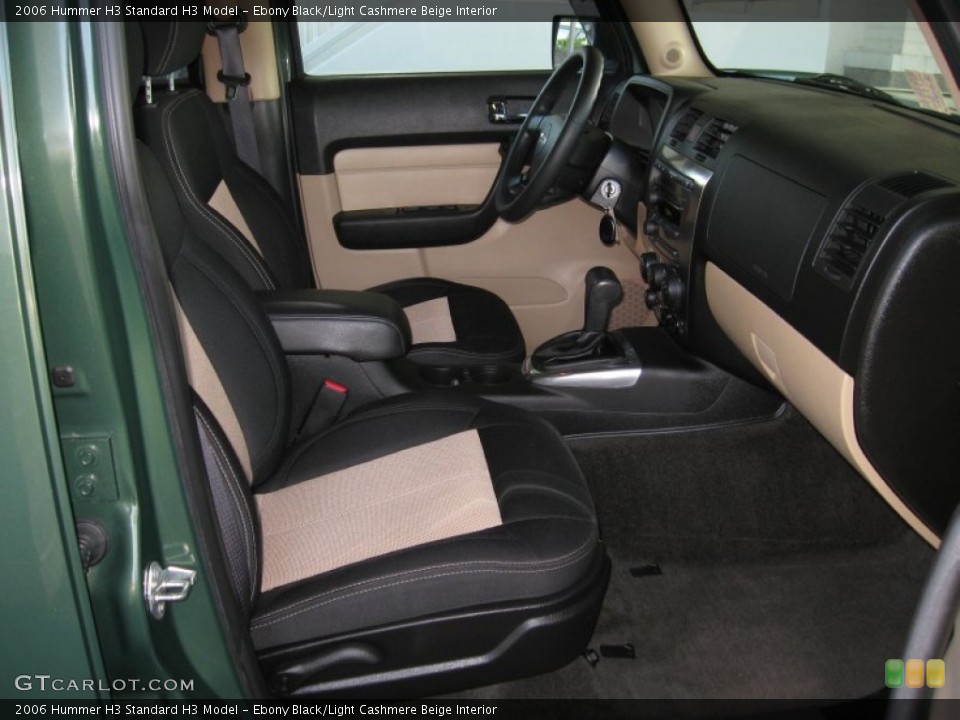 Ebony Black/Light Cashmere Beige Interior Photo for the 2006 Hummer H3  #63066682