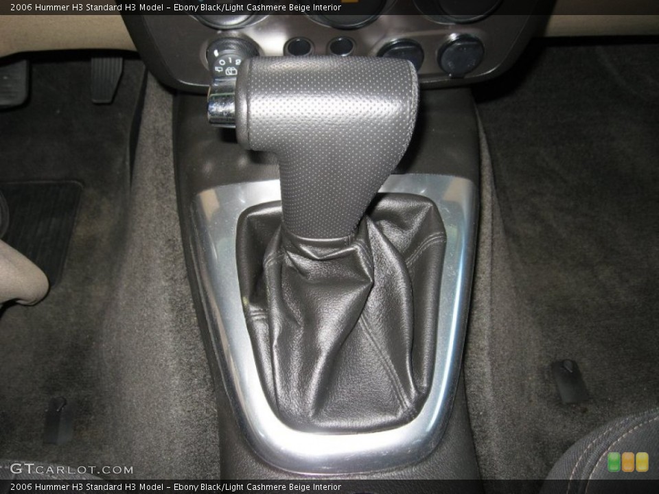 Ebony Black/Light Cashmere Beige Interior Transmission for the 2006 Hummer H3  #63066751