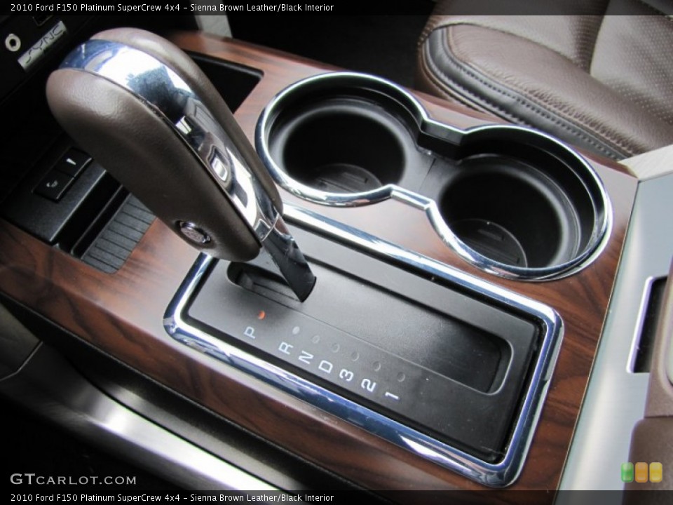 Sienna Brown Leather/Black Interior Transmission for the 2010 Ford F150 Platinum SuperCrew 4x4 #63067102