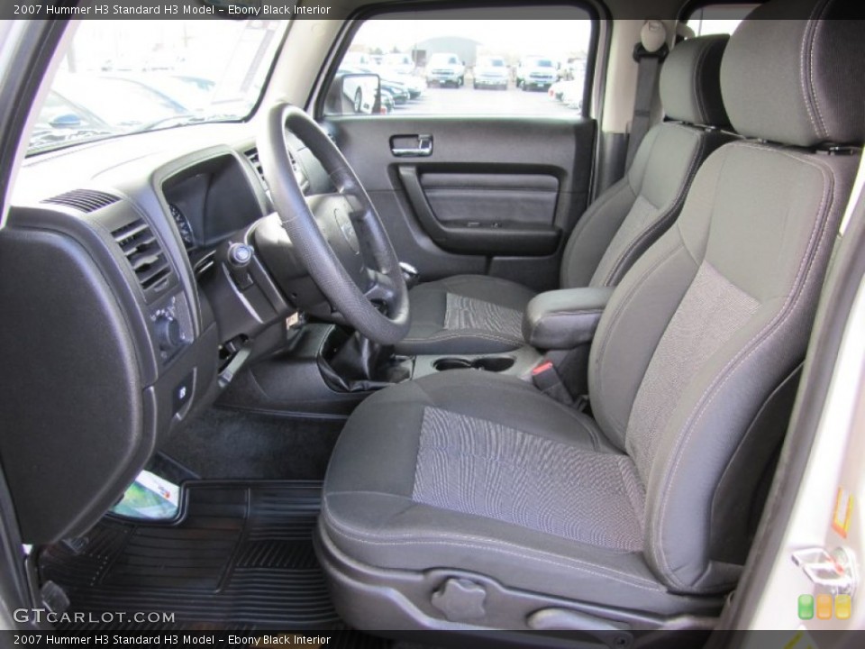 Ebony Black Interior Photo for the 2007 Hummer H3  #63067300
