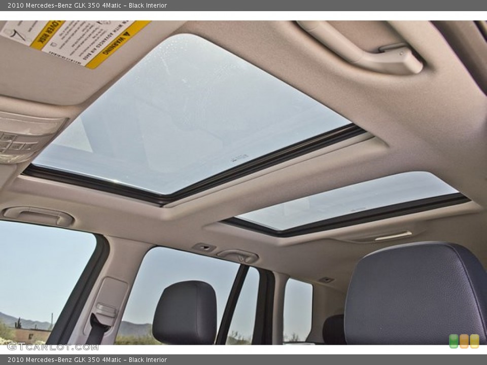 Black Interior Sunroof for the 2010 Mercedes-Benz GLK 350 4Matic #63067315