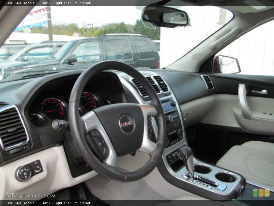 Light Titanium Interior Dashboard for the 2008 GMC Acadia SLT AWD #63067954