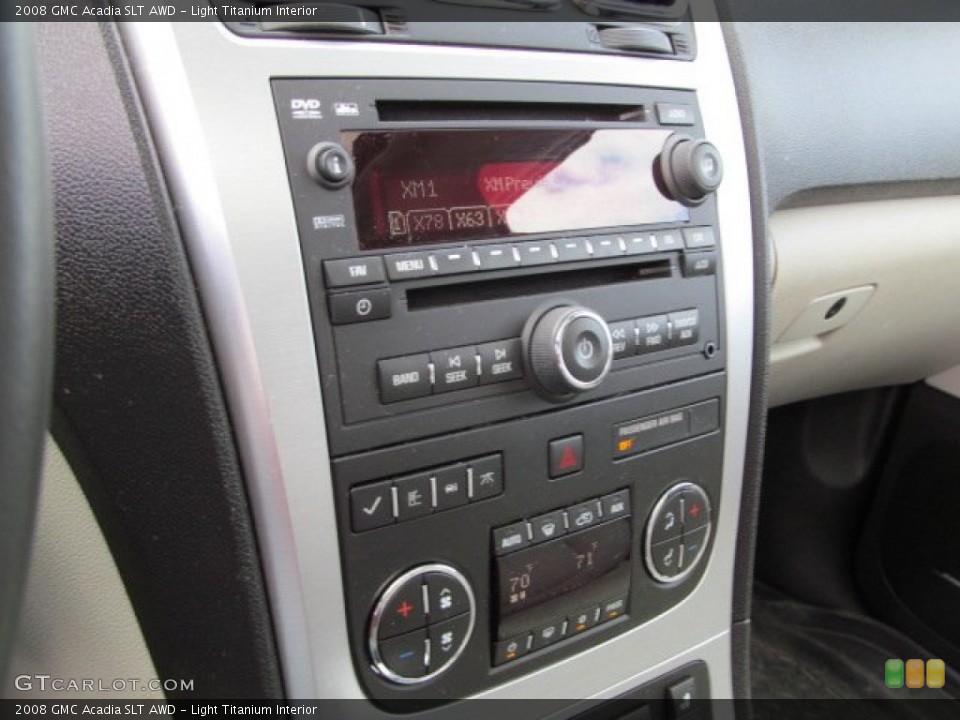 Light Titanium Interior Controls for the 2008 GMC Acadia SLT AWD #63067963