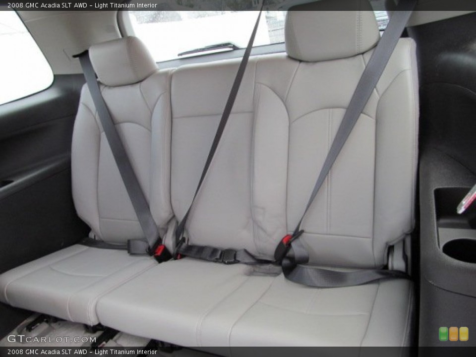 Light Titanium Interior Rear Seat for the 2008 GMC Acadia SLT AWD #63067999
