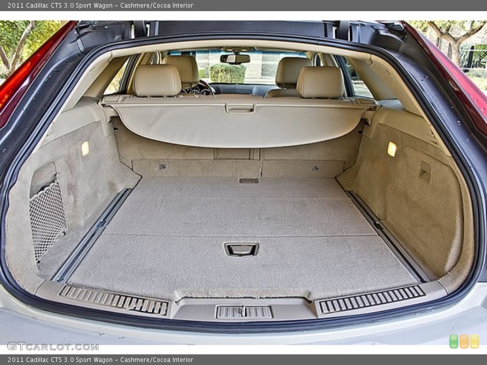 Cashmere/Cocoa Interior Trunk for the 2011 Cadillac CTS 3.0 Sport Wagon #63068221