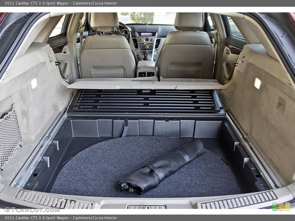 Cashmere/Cocoa Interior Trunk for the 2011 Cadillac CTS 3.0 Sport Wagon #63068244