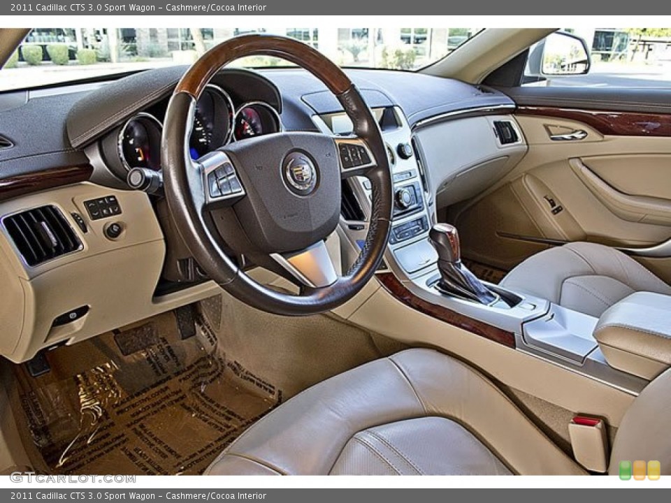 Cashmere/Cocoa Interior Prime Interior for the 2011 Cadillac CTS 3.0 Sport Wagon #63068299