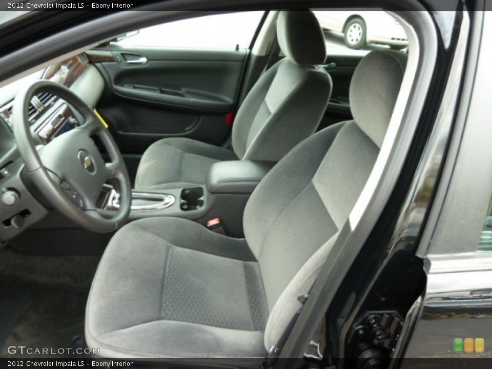 Ebony Interior Photo for the 2012 Chevrolet Impala LS #63068428