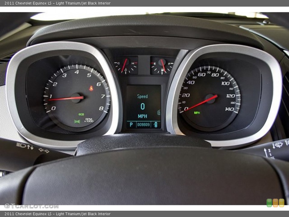 Light Titanium/Jet Black Interior Gauges for the 2011 Chevrolet Equinox LS #63068550
