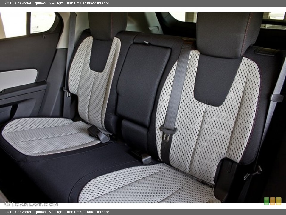 Light Titanium/Jet Black Interior Rear Seat for the 2011 Chevrolet Equinox LS #63068611