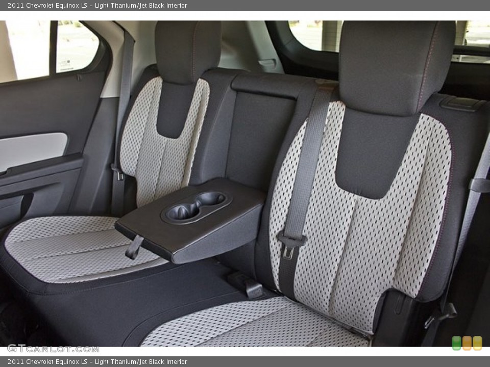 Light Titanium/Jet Black Interior Rear Seat for the 2011 Chevrolet Equinox LS #63068617