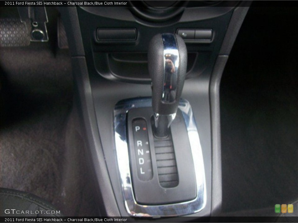 Charcoal Black/Blue Cloth Interior Transmission for the 2011 Ford Fiesta SES Hatchback #63069141