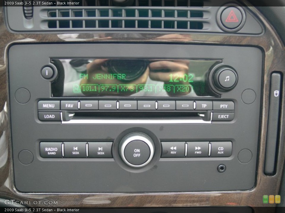 Black Interior Audio System for the 2009 Saab 9-5 2.3T Sedan #63069338