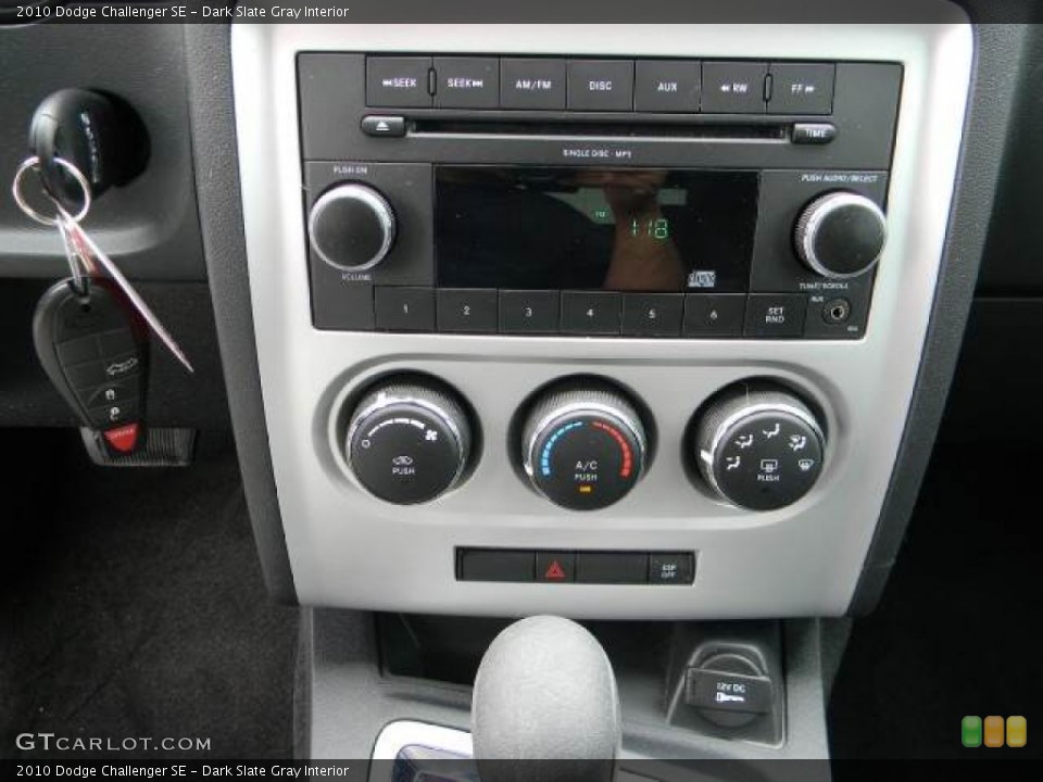 Dark Slate Gray Interior Audio System for the 2010 Dodge Challenger SE #63070220