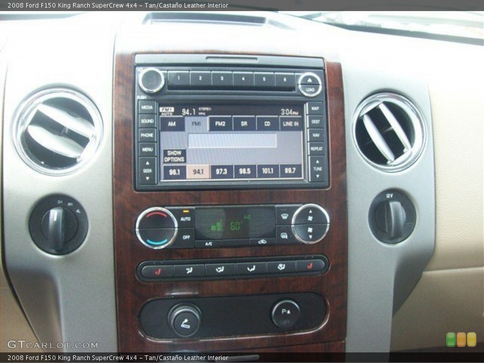 Tan/Castaño Leather Interior Controls for the 2008 Ford F150 King Ranch SuperCrew 4x4 #63070352