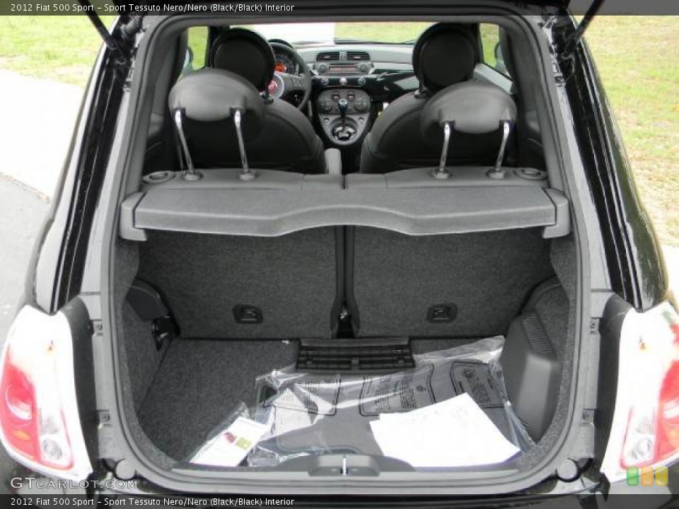 Sport Tessuto Nero/Nero (Black/Black) Interior Trunk for the 2012 Fiat 500 Sport #63070588