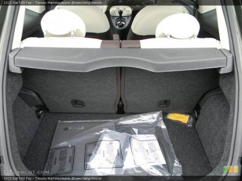 Tessuto Marrone/Avorio (Brown/Ivory) Interior Trunk for the 2012 Fiat 500 Pop #63071969