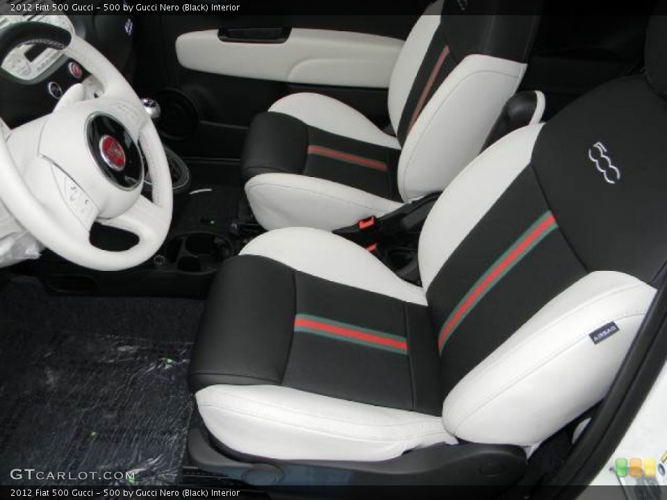 500 by Gucci Nero (Black) Interior Front Seat for the 2012 Fiat 500 Gucci #63072110