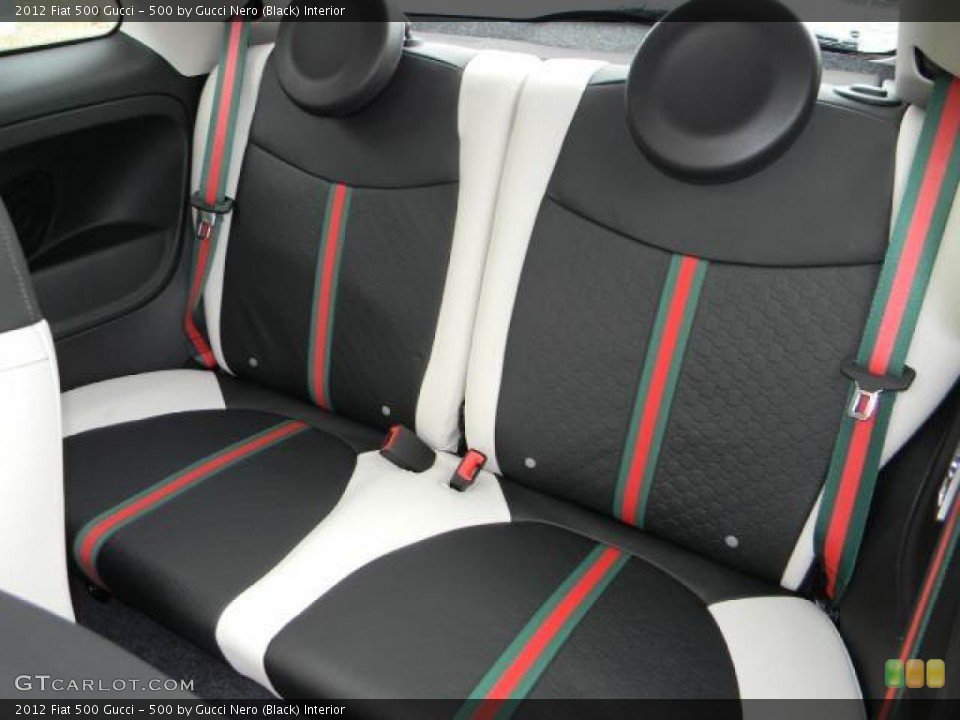 500 by Gucci Nero (Black) Interior Rear Seat for the 2012 Fiat 500 Gucci #63072119
