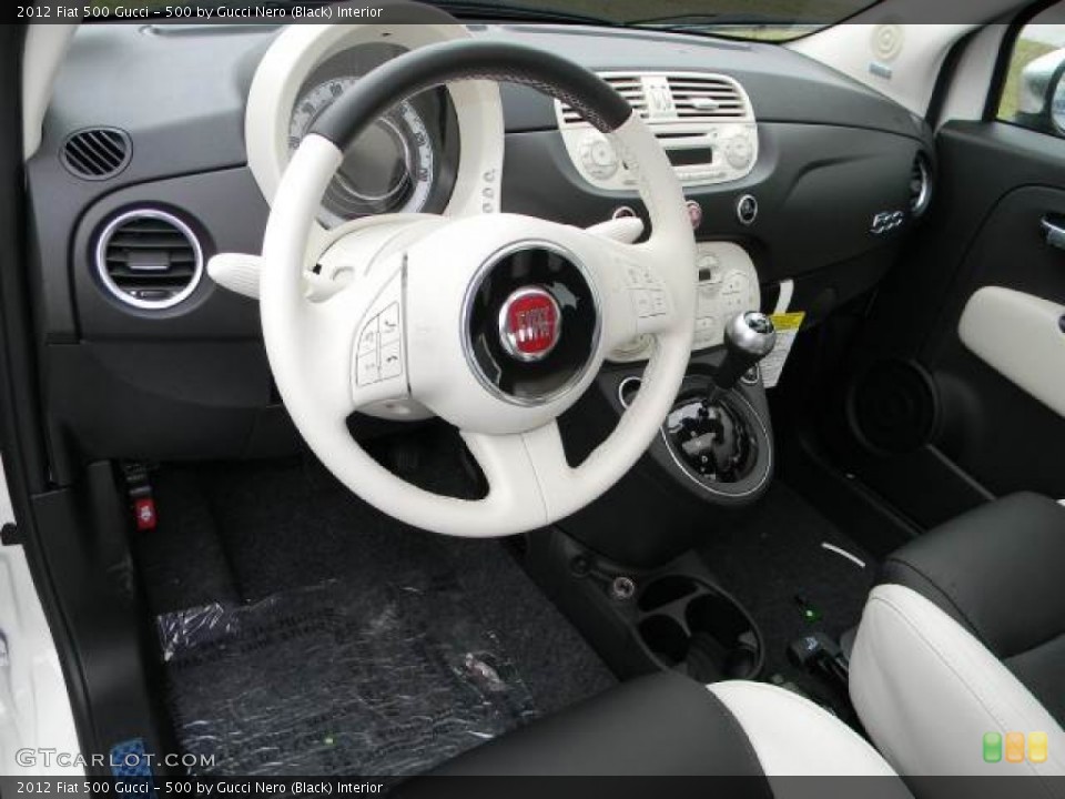 500 by Gucci Nero (Black) Interior Steering Wheel for the 2012 Fiat 500 Gucci #63072188