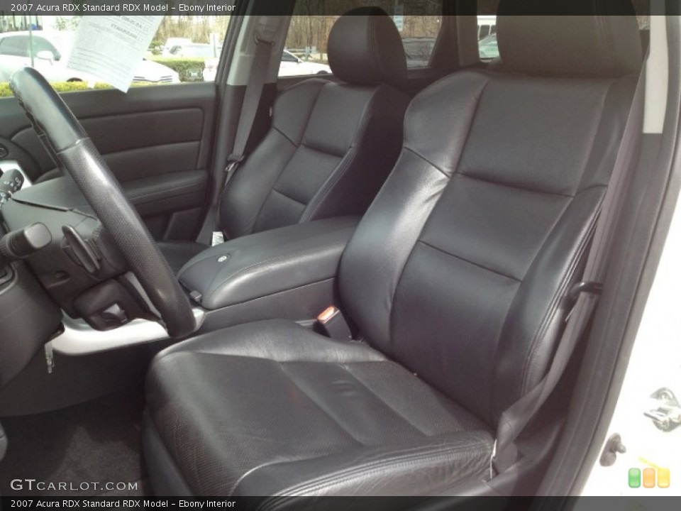 Ebony Interior Front Seat for the 2007 Acura RDX  #63074988