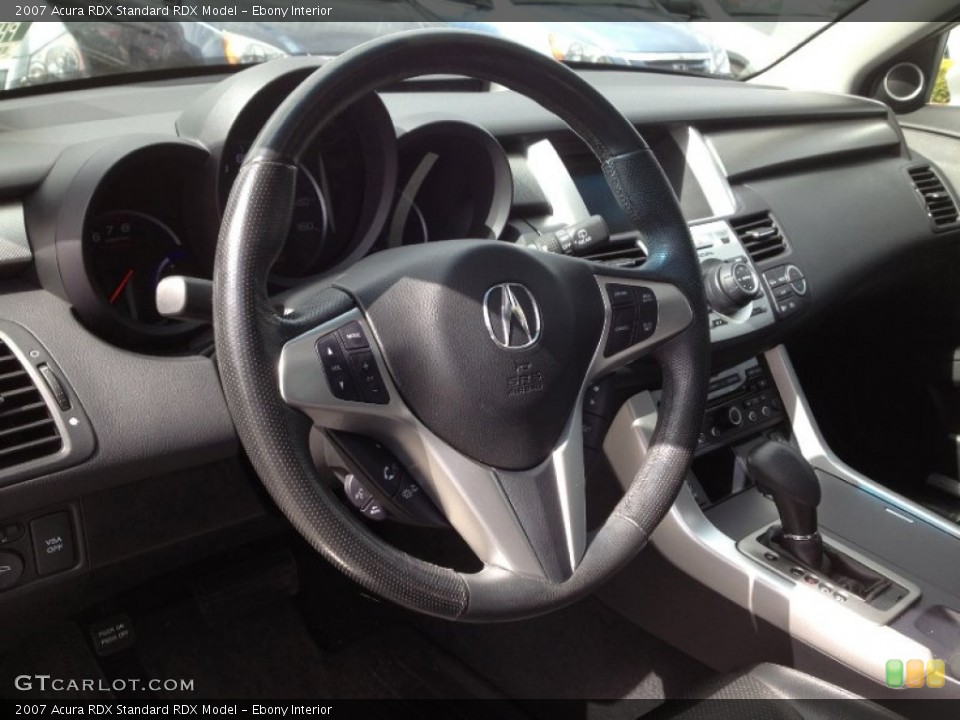 Ebony Interior Steering Wheel for the 2007 Acura RDX  #63075017
