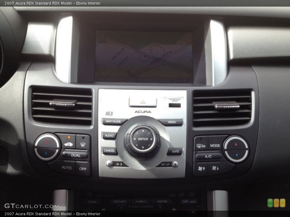 Ebony Interior Controls for the 2007 Acura RDX  #63075044