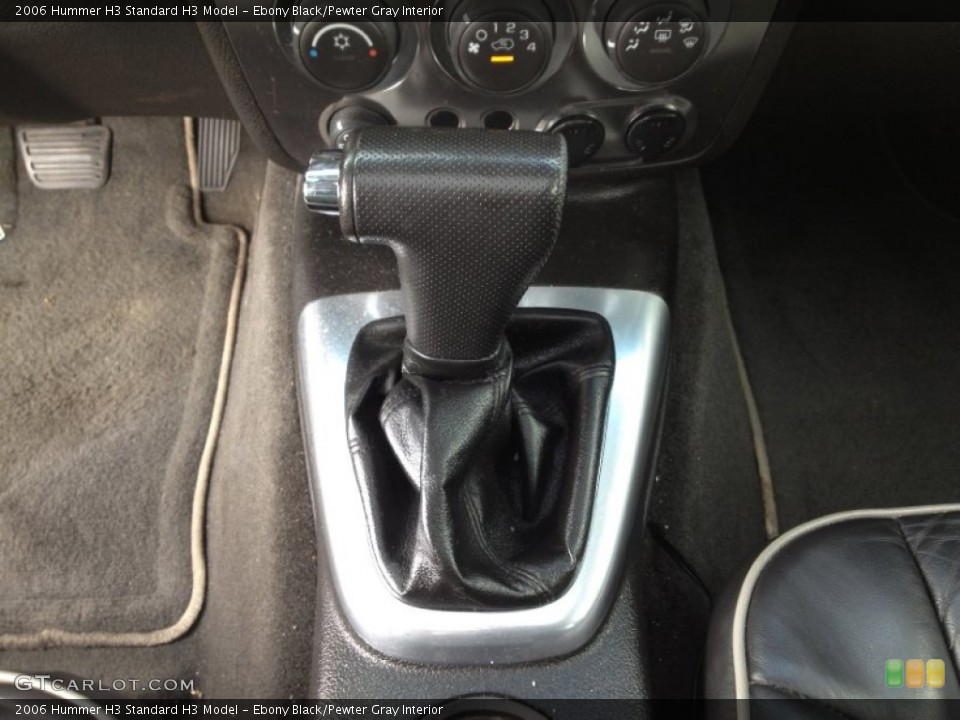 Ebony Black/Pewter Gray Interior Transmission for the 2006 Hummer H3  #63075809