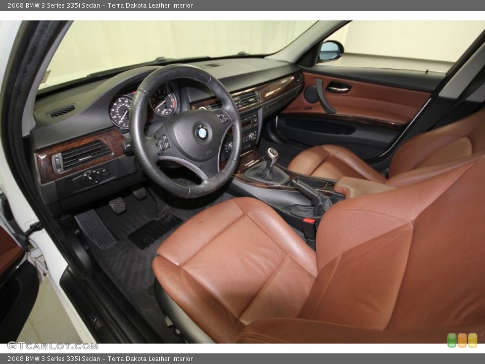 Terra Dakota Leather Interior Prime Interior for the 2008 BMW 3 Series 335i Sedan #63076394