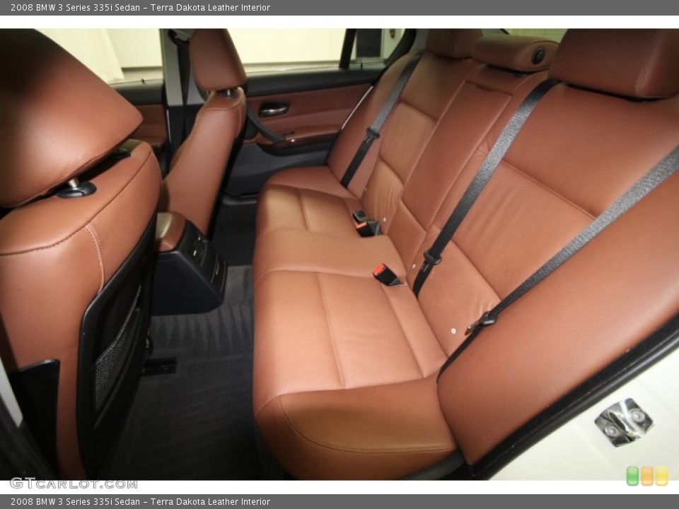 Terra Dakota Leather Interior Rear Seat for the 2008 BMW 3 Series 335i Sedan #63076400