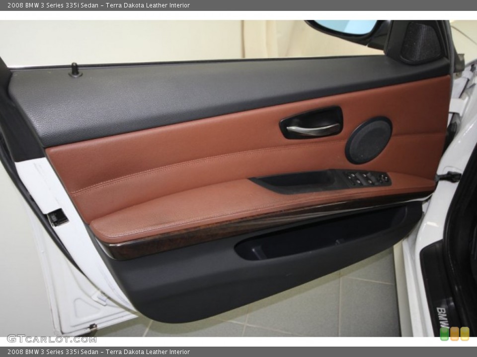 Terra Dakota Leather Interior Door Panel for the 2008 BMW 3 Series 335i Sedan #63076409