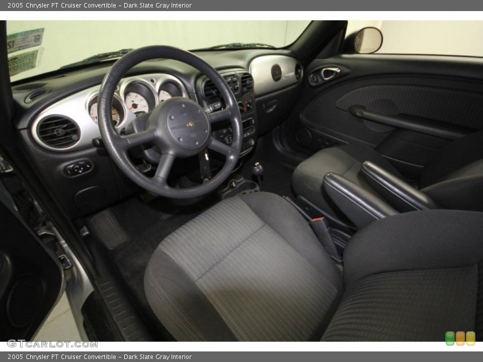 Dark Slate Gray Interior Prime Interior for the 2005 Chrysler PT Cruiser Convertible #63077519