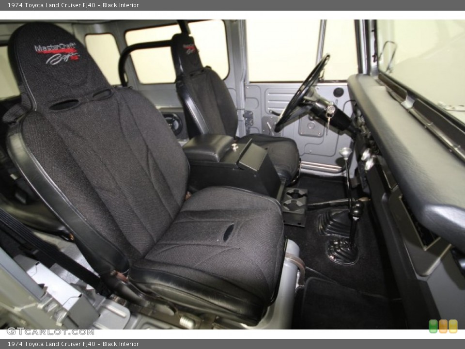 Black 1974 Toyota Land Cruiser Interiors