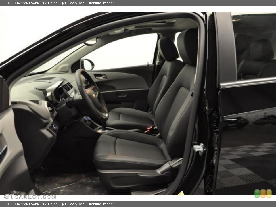 Jet Black/Dark Titanium Interior Photo for the 2012 Chevrolet Sonic LTZ Hatch #63079115