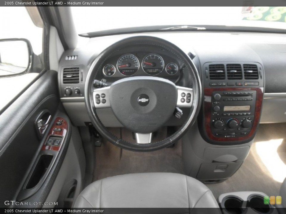 Medium Gray Interior Dashboard for the 2005 Chevrolet Uplander LT AWD #63079882