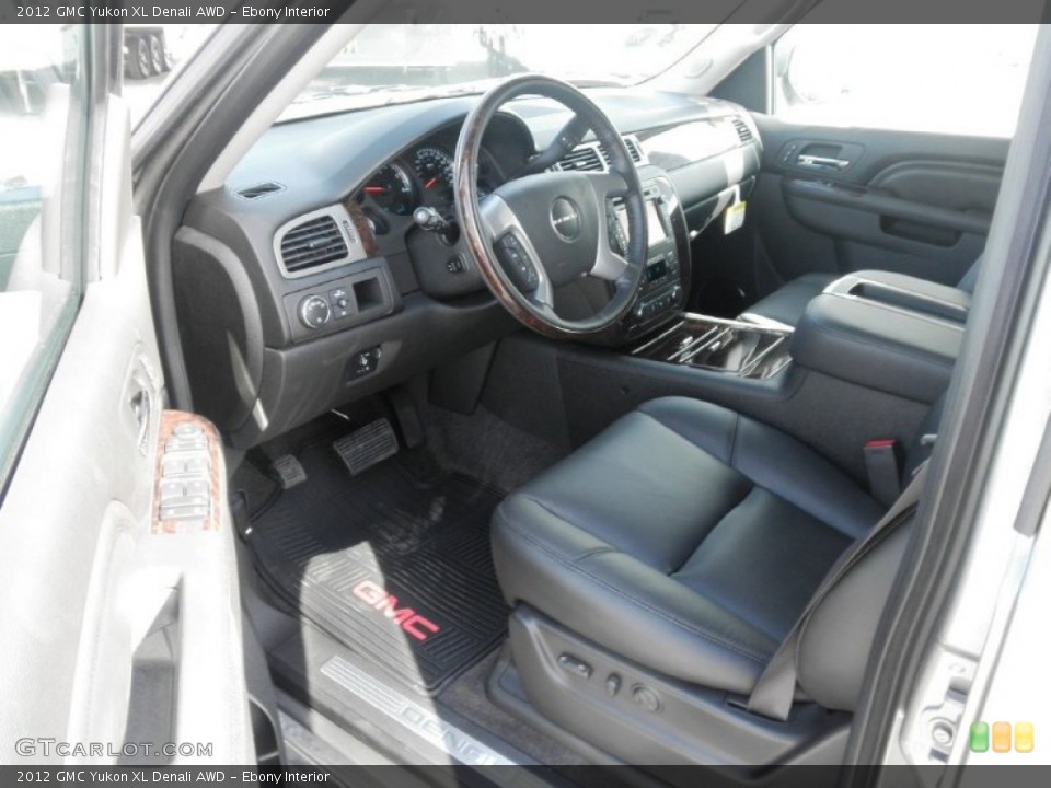 Ebony Interior Photo for the 2012 GMC Yukon XL Denali AWD #63080468