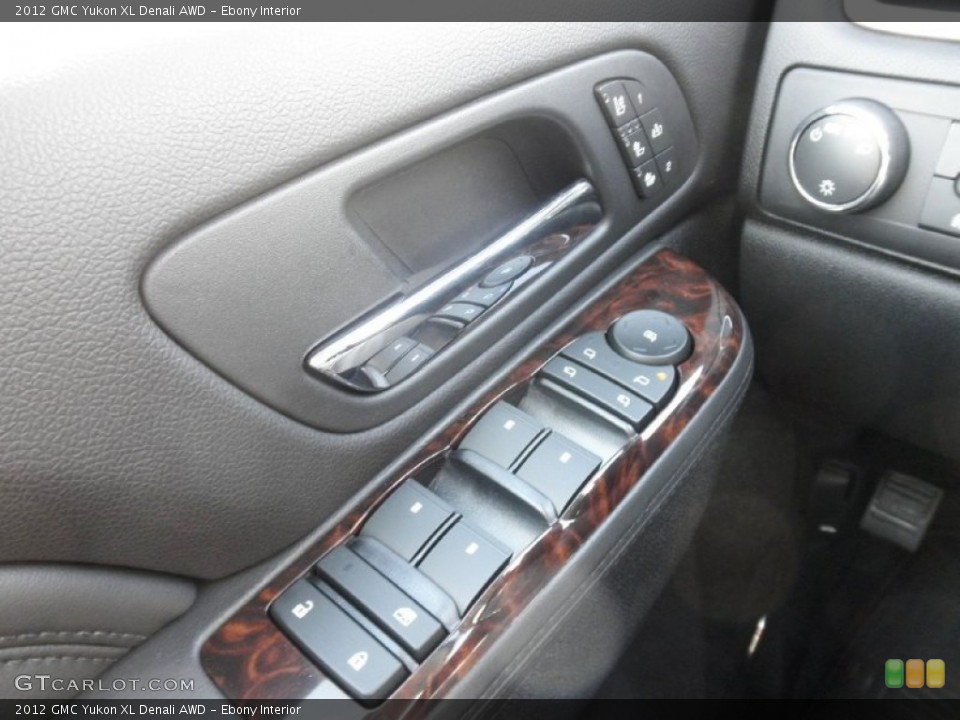 Ebony Interior Controls for the 2012 GMC Yukon XL Denali AWD #63080483