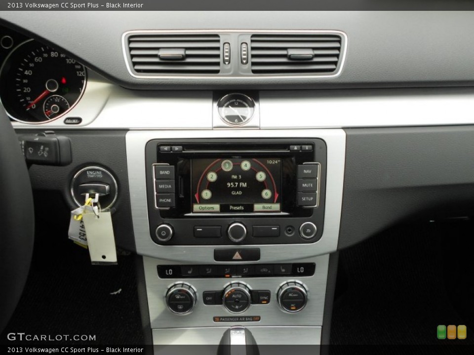 Black Interior Controls for the 2013 Volkswagen CC Sport Plus #63081605