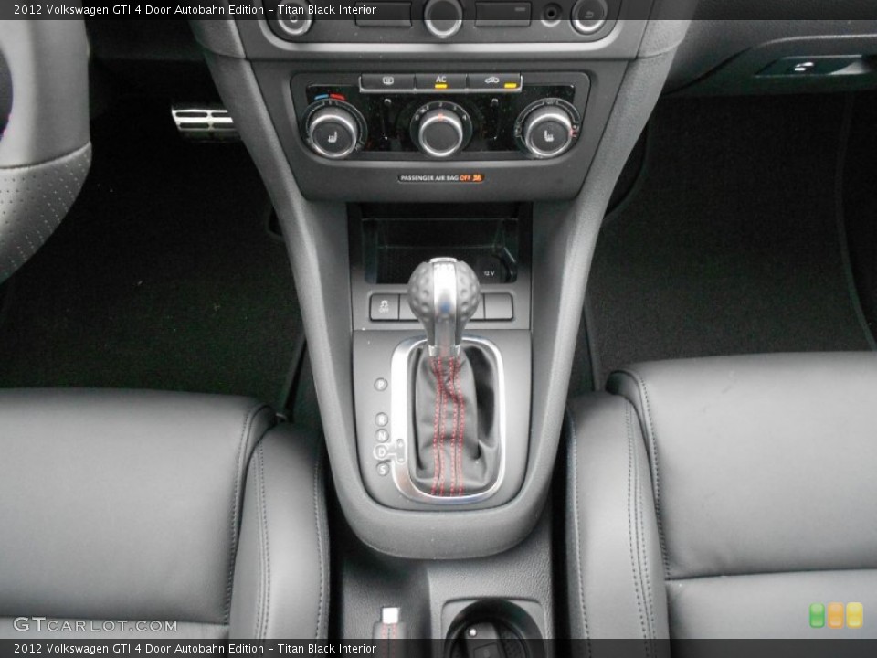Titan Black Interior Transmission for the 2012 Volkswagen GTI 4 Door Autobahn Edition #63081818