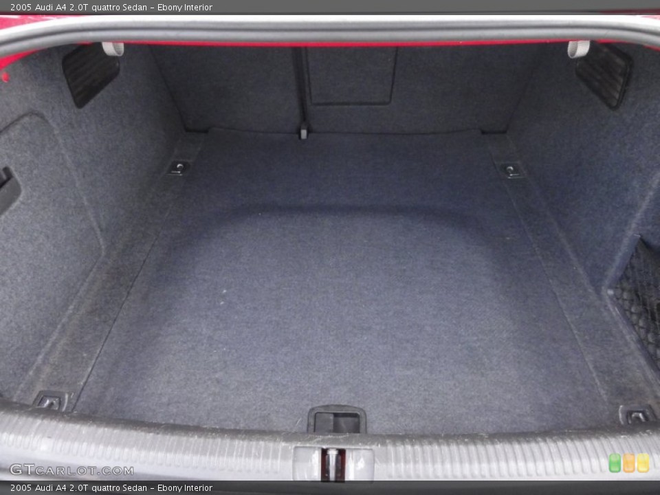 Ebony Interior Trunk for the 2005 Audi A4 2.0T quattro Sedan #63082424