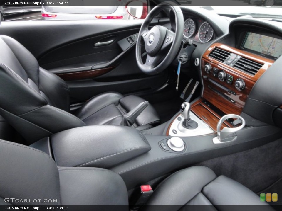 Black Interior Photo for the 2006 BMW M6 Coupe #63084224