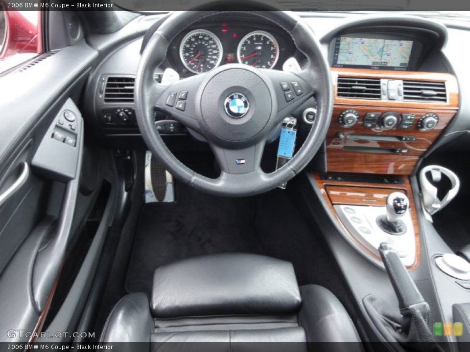 Black Interior Dashboard for the 2006 BMW M6 Coupe #63084353