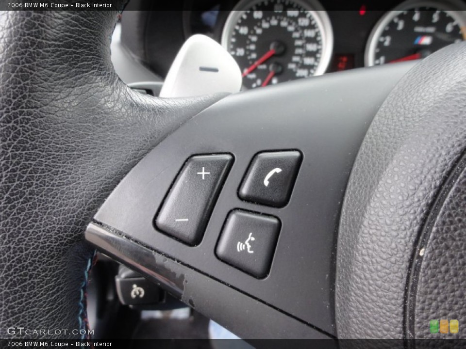 Black Interior Controls for the 2006 BMW M6 Coupe #63084431